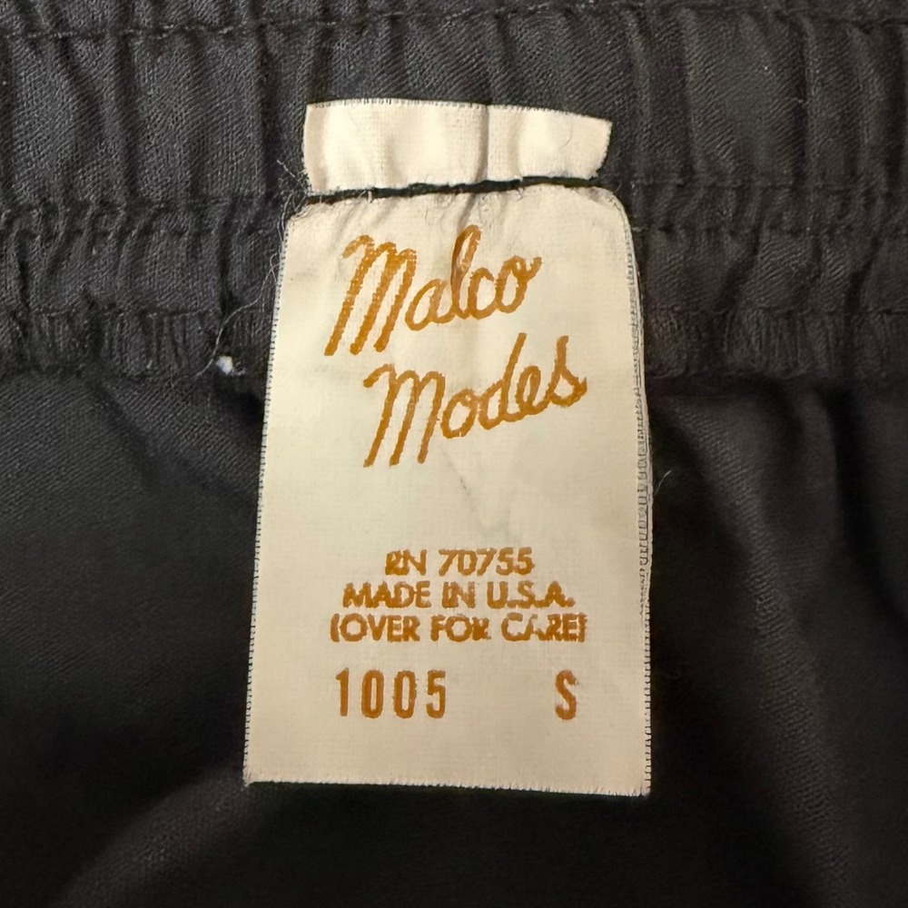 Vintage Malco Modes Black Tiered Midi Skirt Small USA Made Prairie Rockabilly - Picture 8 of 11